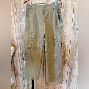 Men's Olive Cargo Pants H&M lightweight Us 12
